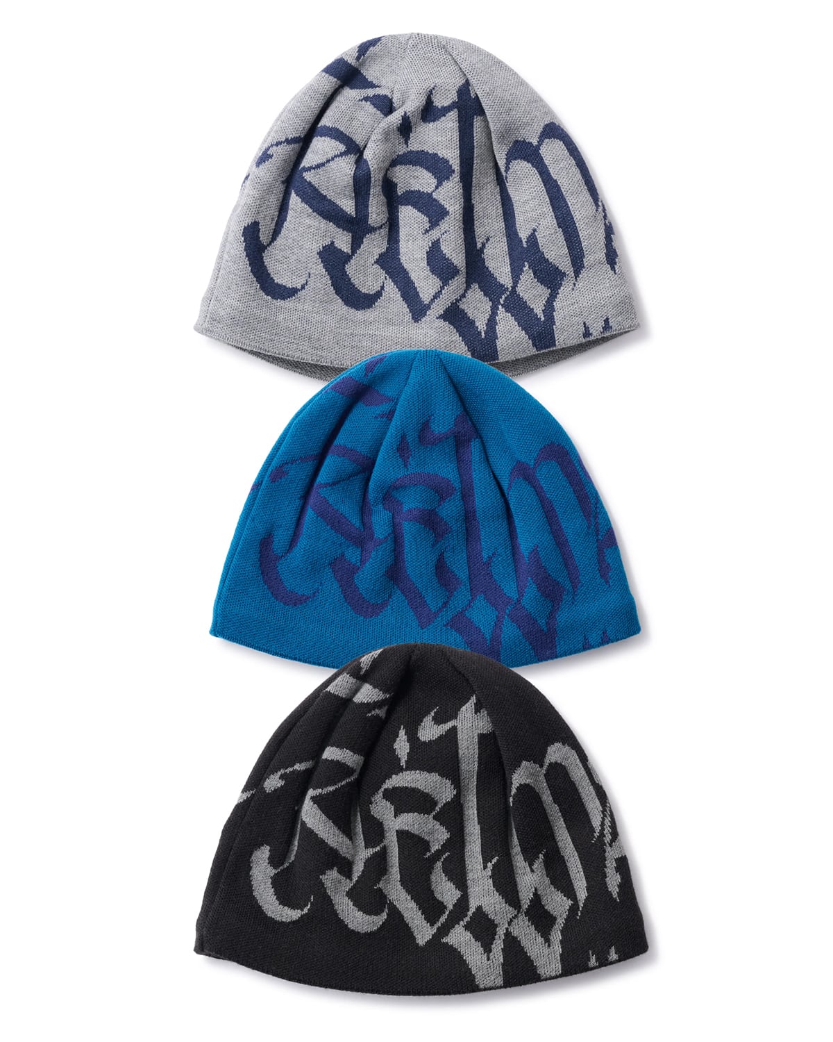 帽子 HELLRAZOR MOZYSKEY LETTER BEANIE HELLRAZOR × 