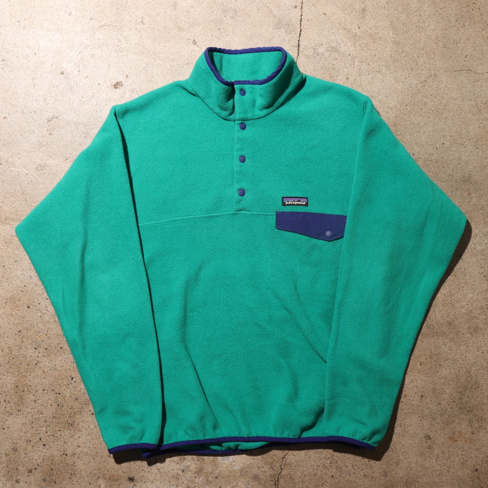 美品 M エメラルド 15年 ライトウエイト シンチラ スナップT Patagonia パタゴニア フリース グリーン 緑 ティール  synchilla snap-t | ENCOUNT powered by BASE