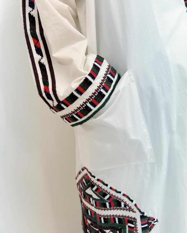 Sara mallika embroidery cotton shirt