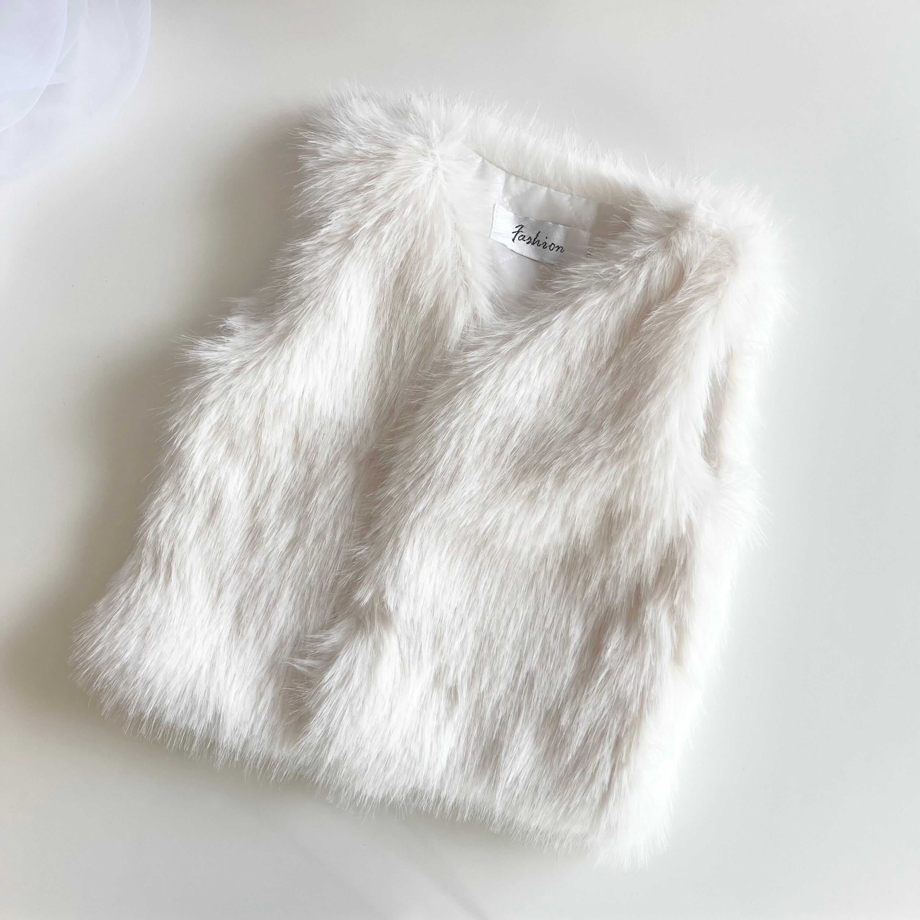 【即納】NO.959  fur vest