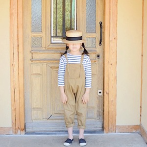 Twill overalls biscuit