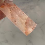 レッドクォーツタワー*ヘマタイトインクォーツ*天然石ポイント*天然石インテリア*T20