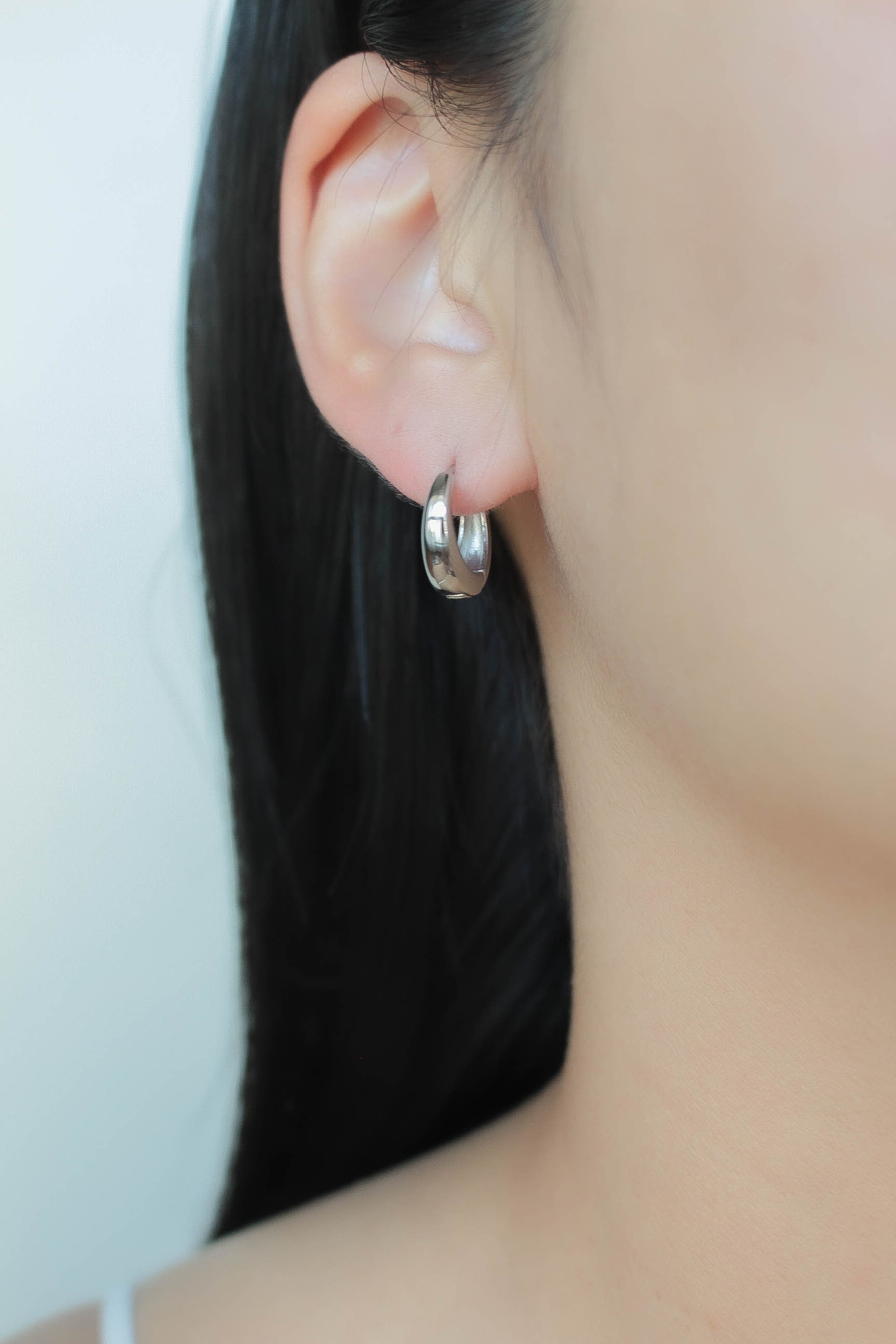Drop Hoop Pierce | ebine(エビネ)|金属アレルギー対応アクセサリー