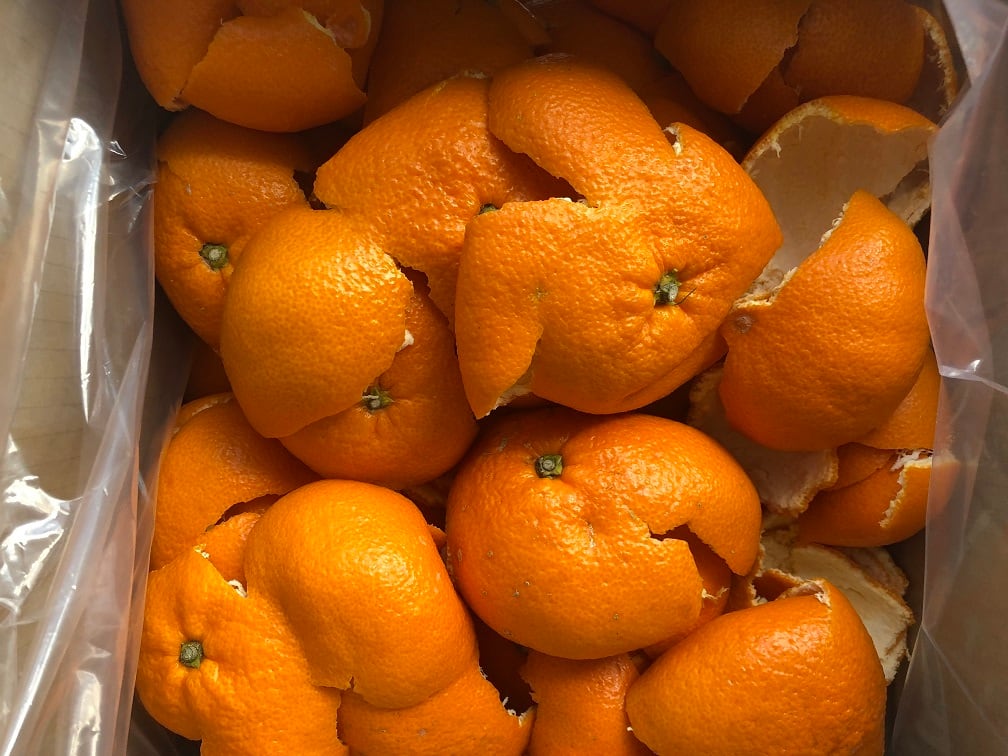 業務用 みかんの皮 2kg 大玉みかん 皮を剥いてそのまま冷凍 | 陽だまり