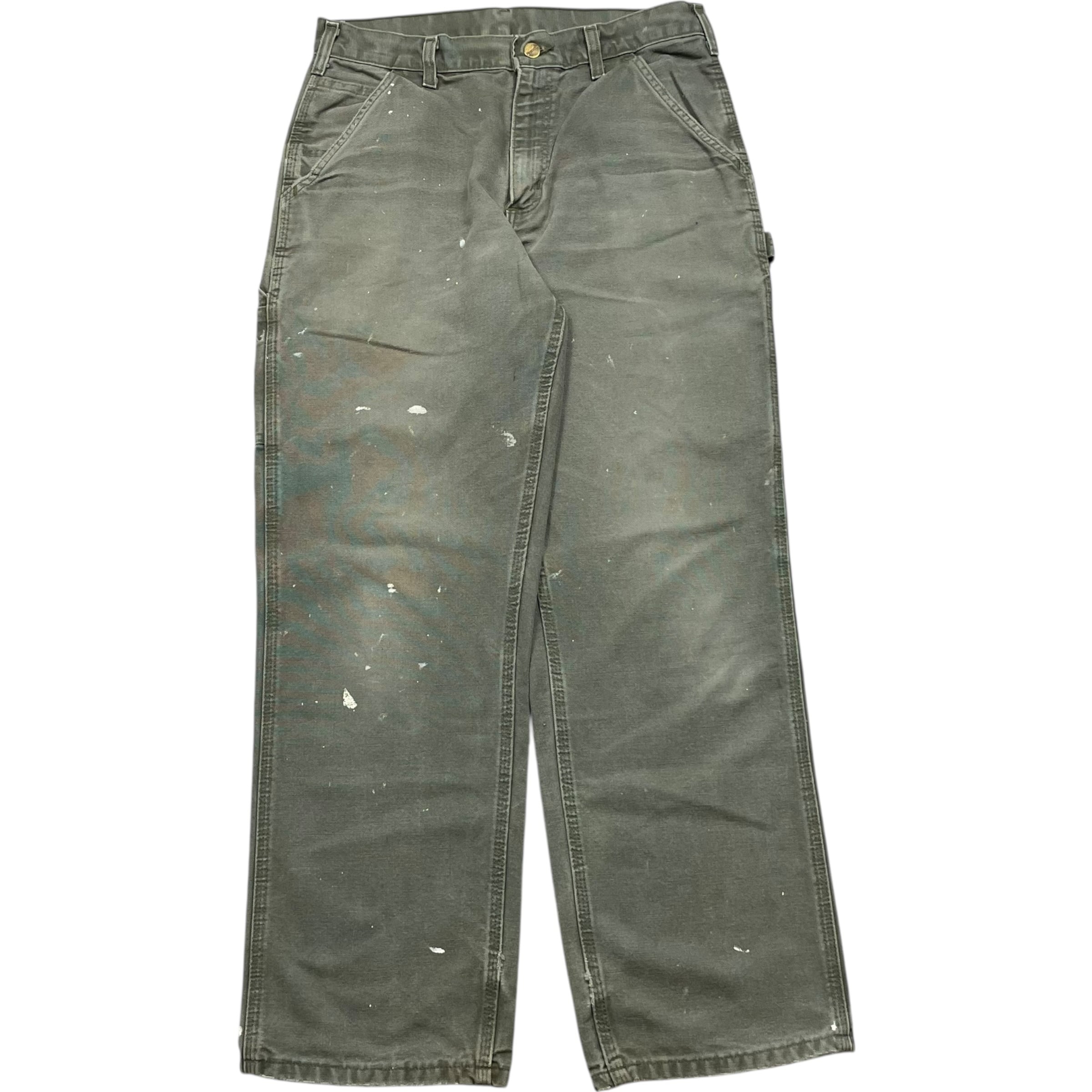 《実寸W31L30》 Carhartt カーハート ワークパンツ ペインターパンツ カーキー no.9907