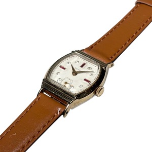 vintage BENRUS 10KGF tonneau case manual winding watch
