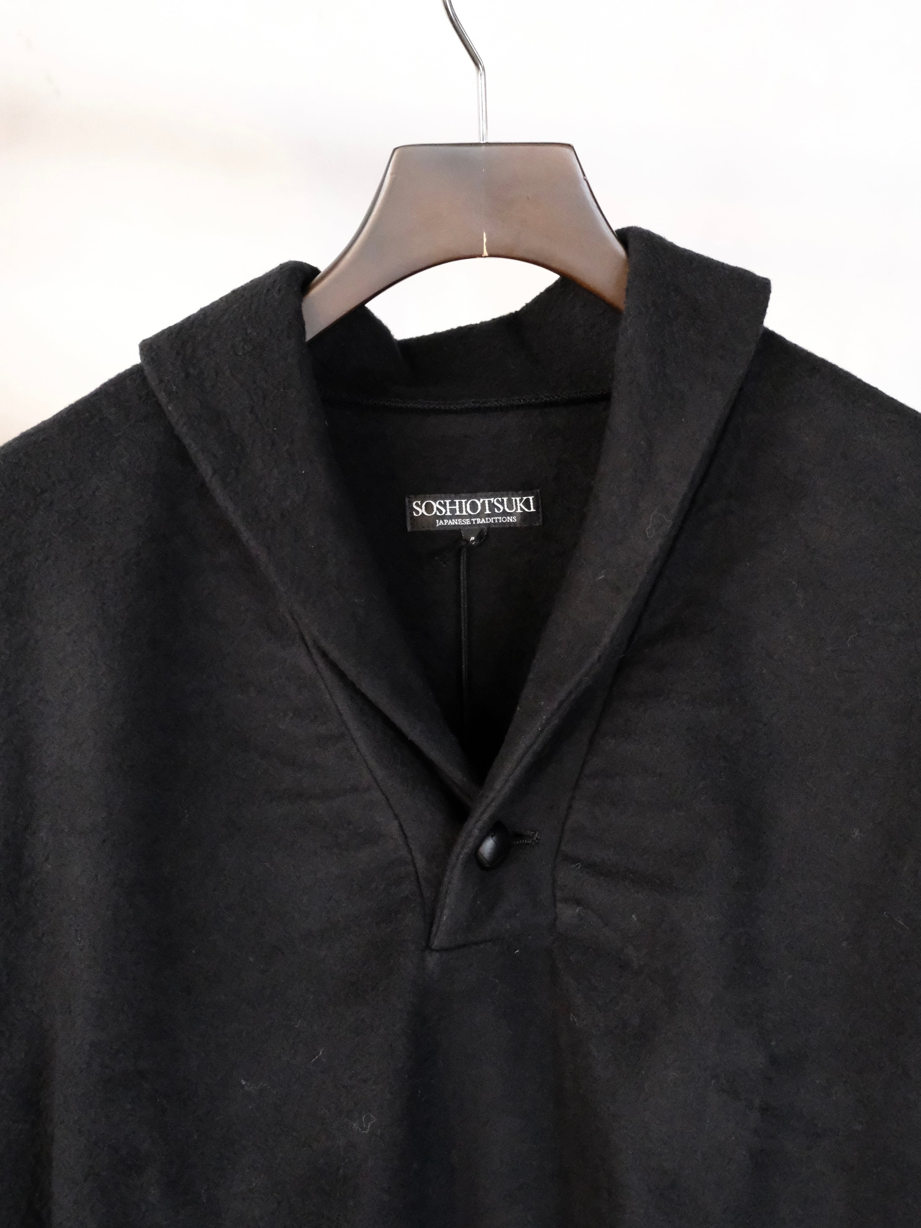 SOSHIOTSUKI】SHAWL COLLAR COTTON FLEECE JACKET | THE OUR SOSHIOTSUKI】SHAWL COLLAR COTTON FLEECE JACKET | THE OUR