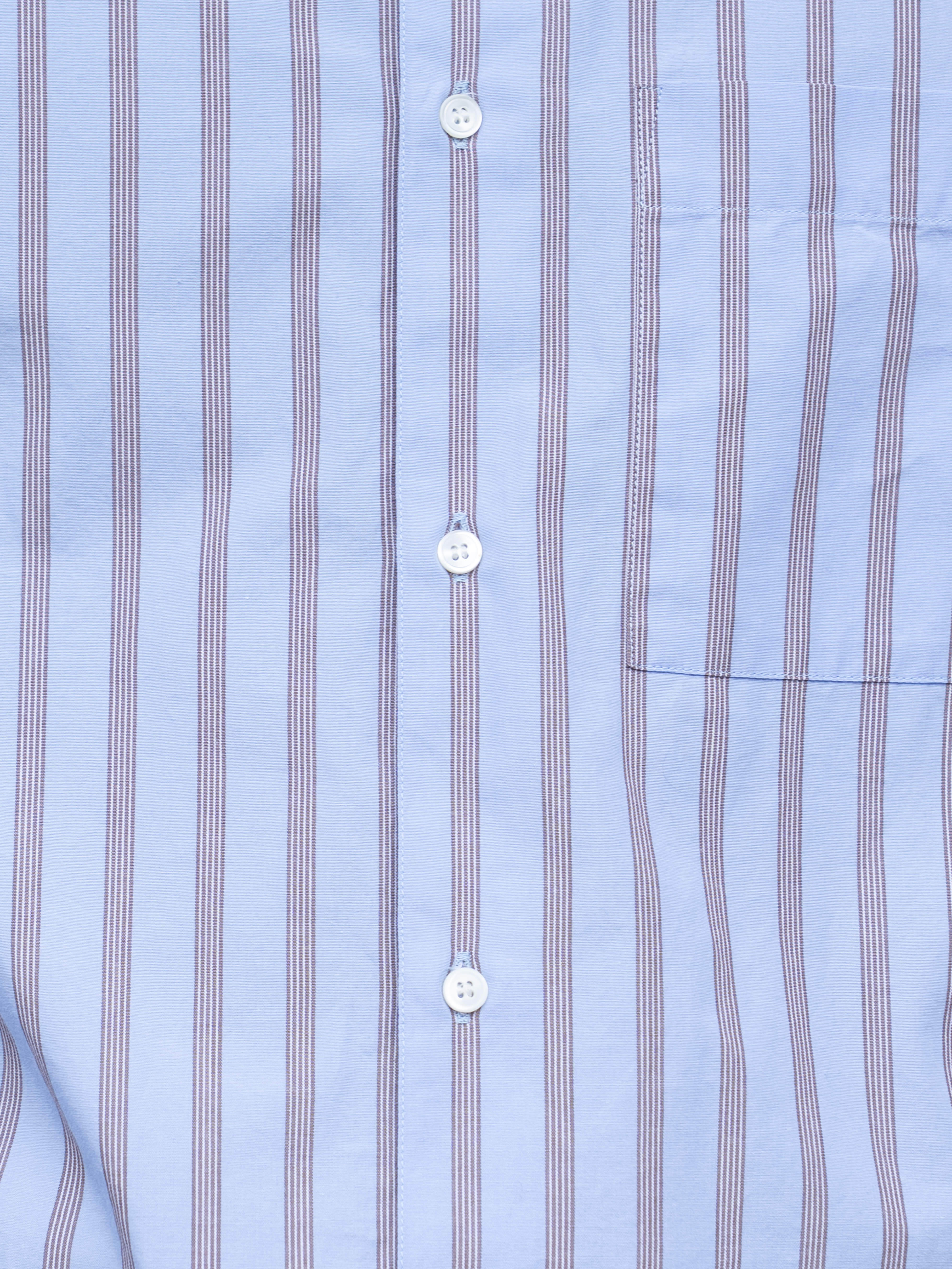 ANOTHER ASPECT ANOTHER Shirt 3.0 Blue/Brown Stripe | BEST PACKING