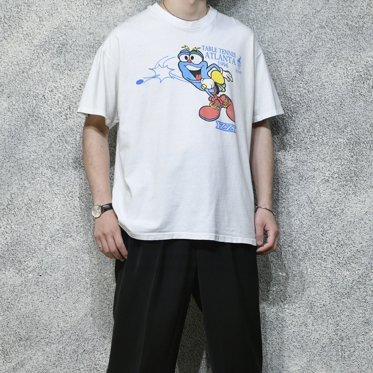 96's Atlanta Olympic table tennis print tee