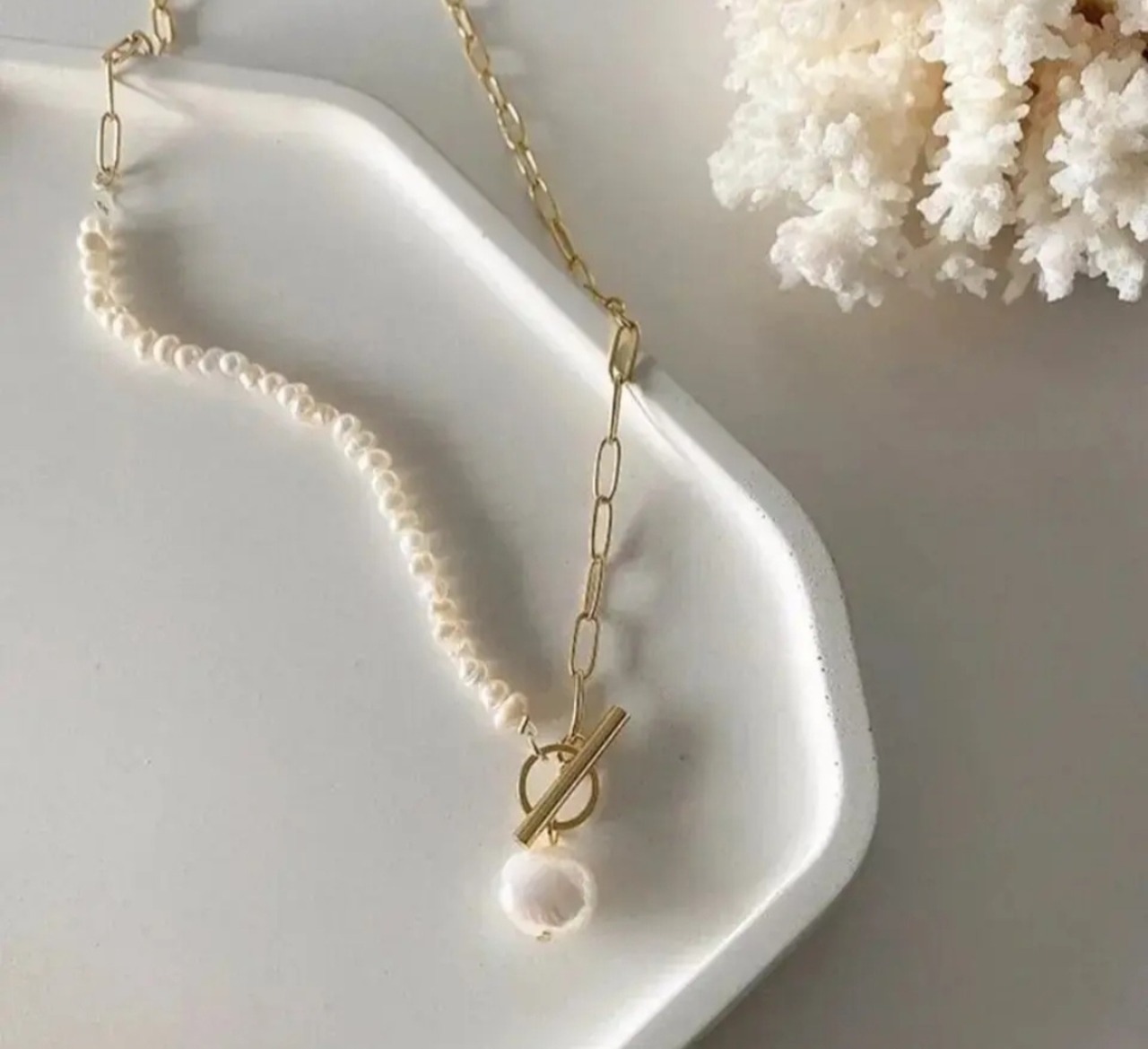 淡水パールネックレス