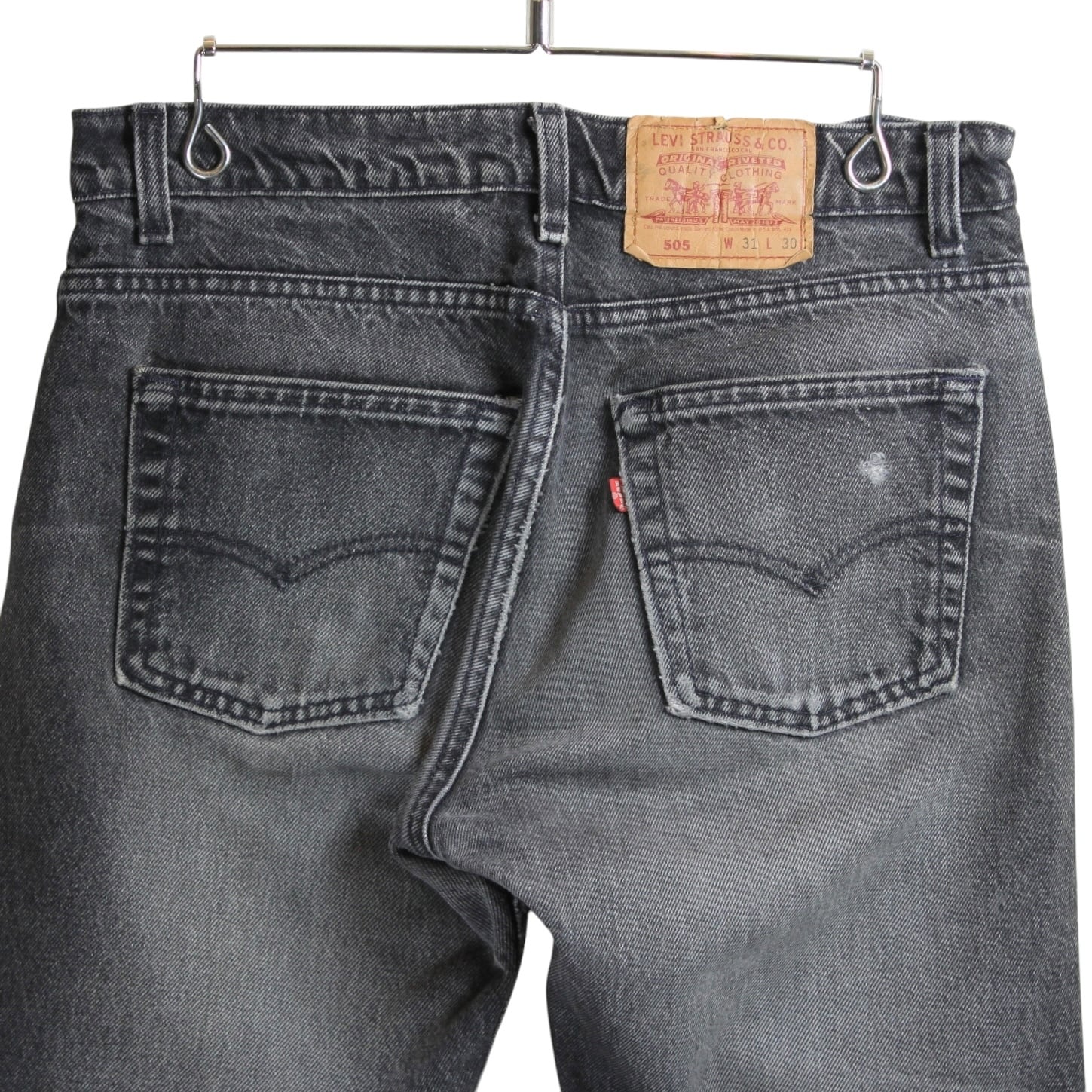 90s Levi's 505 Black Denim Pants 90年代 リーバイス 505 後染め