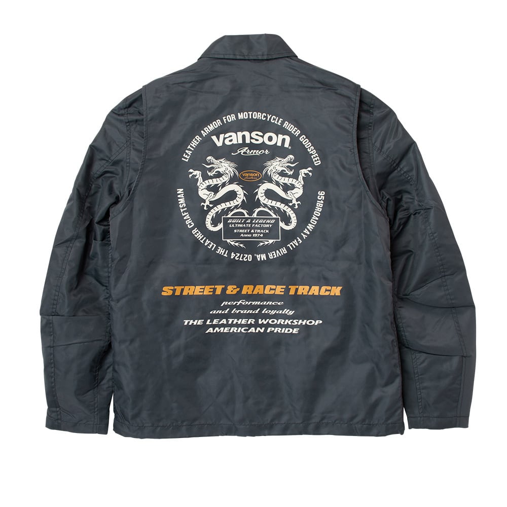 特価 VANSON ナイロンジャケット SVS2605S コーチジャケット SVS2605S コーチジャケット | vansonleathers