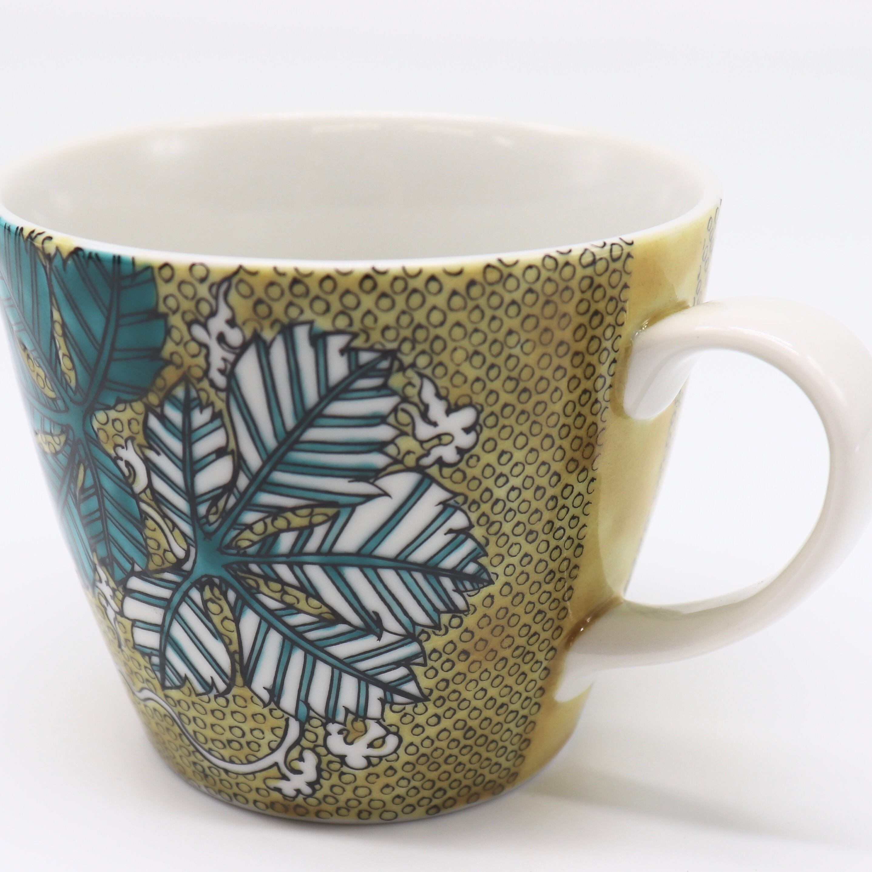 九谷焼 大志窯】マグカップ 古九谷八ツ手 | 九谷焼 大志窯