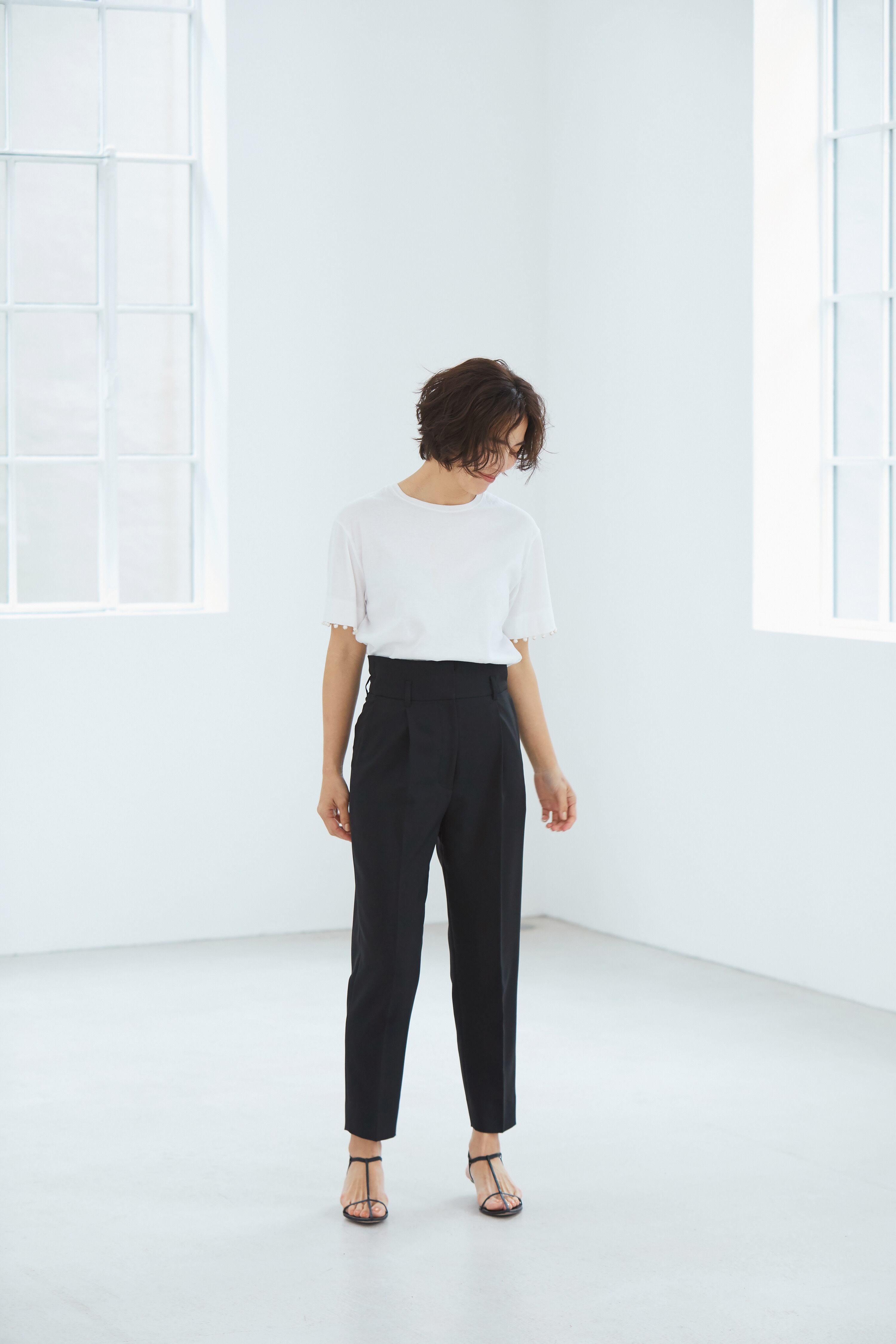 EVERYDAY PANTS ブラック | THE9SHOP