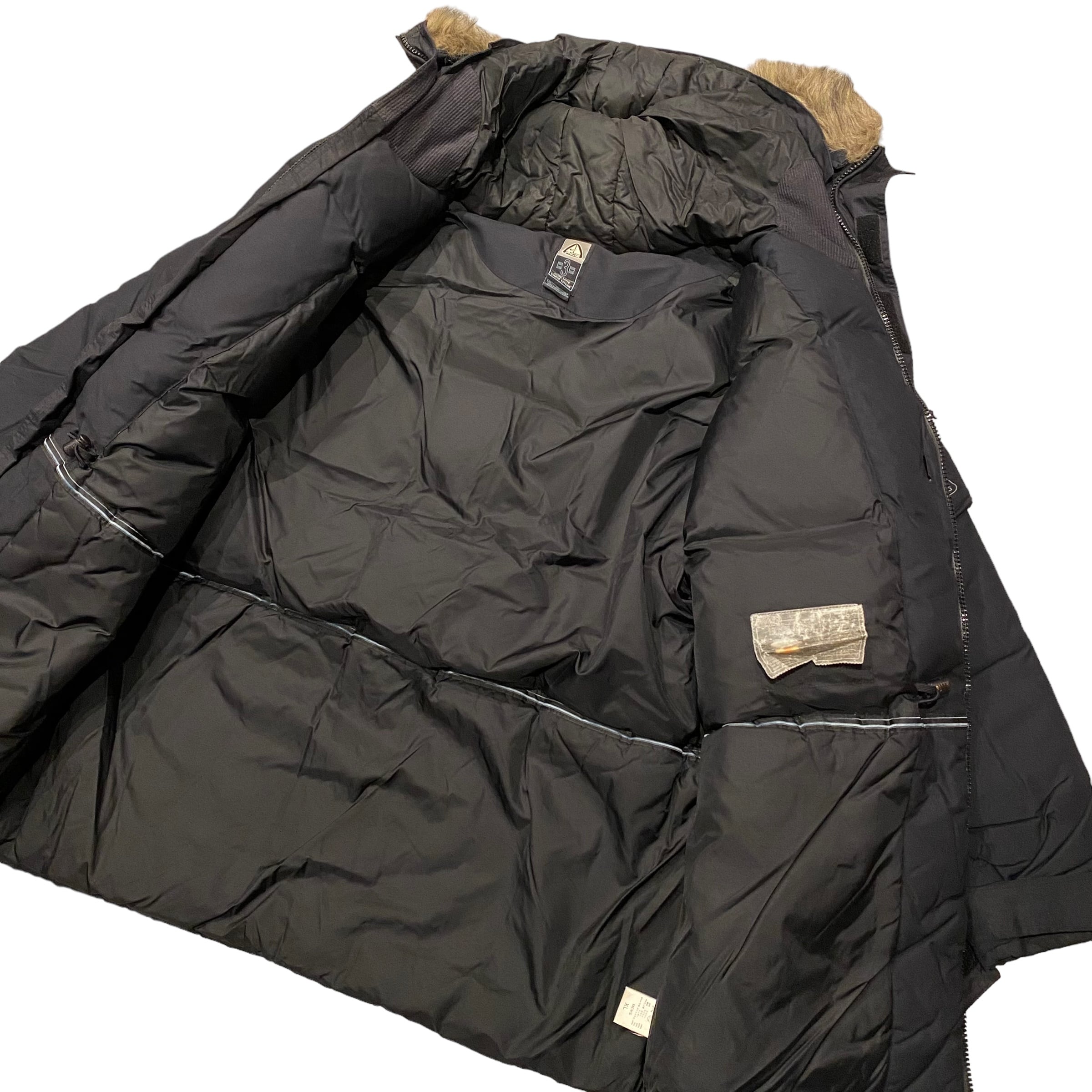 90's NIKE ACG Outer Layer 3 Down Jacket Black XL / ナイキACG ダウンジャケット アウトドア  スポーツ ブラック 古着 ヴィンテージ