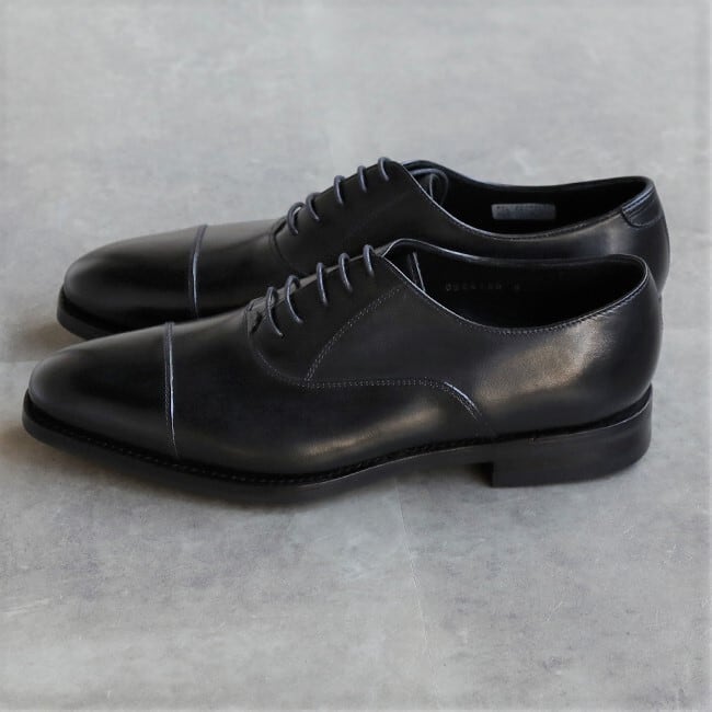 SHOEISM 02041WD [Straighttip Oxford] BLACK CALF | SHOEiSM OFFICIAL