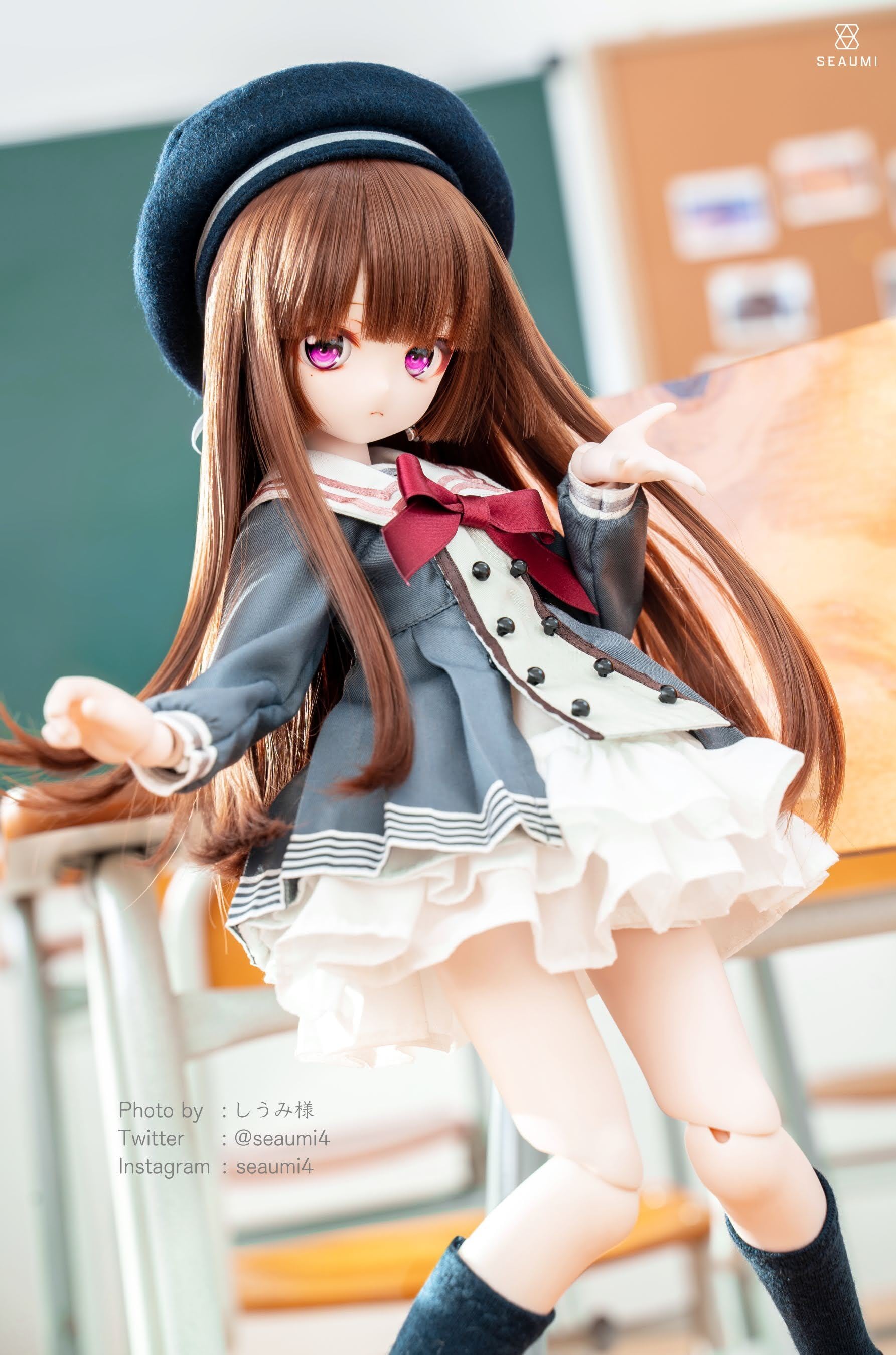 MDD / KUMAKO【私立ナナイロ学園・中等部制服（グレー）】【Private