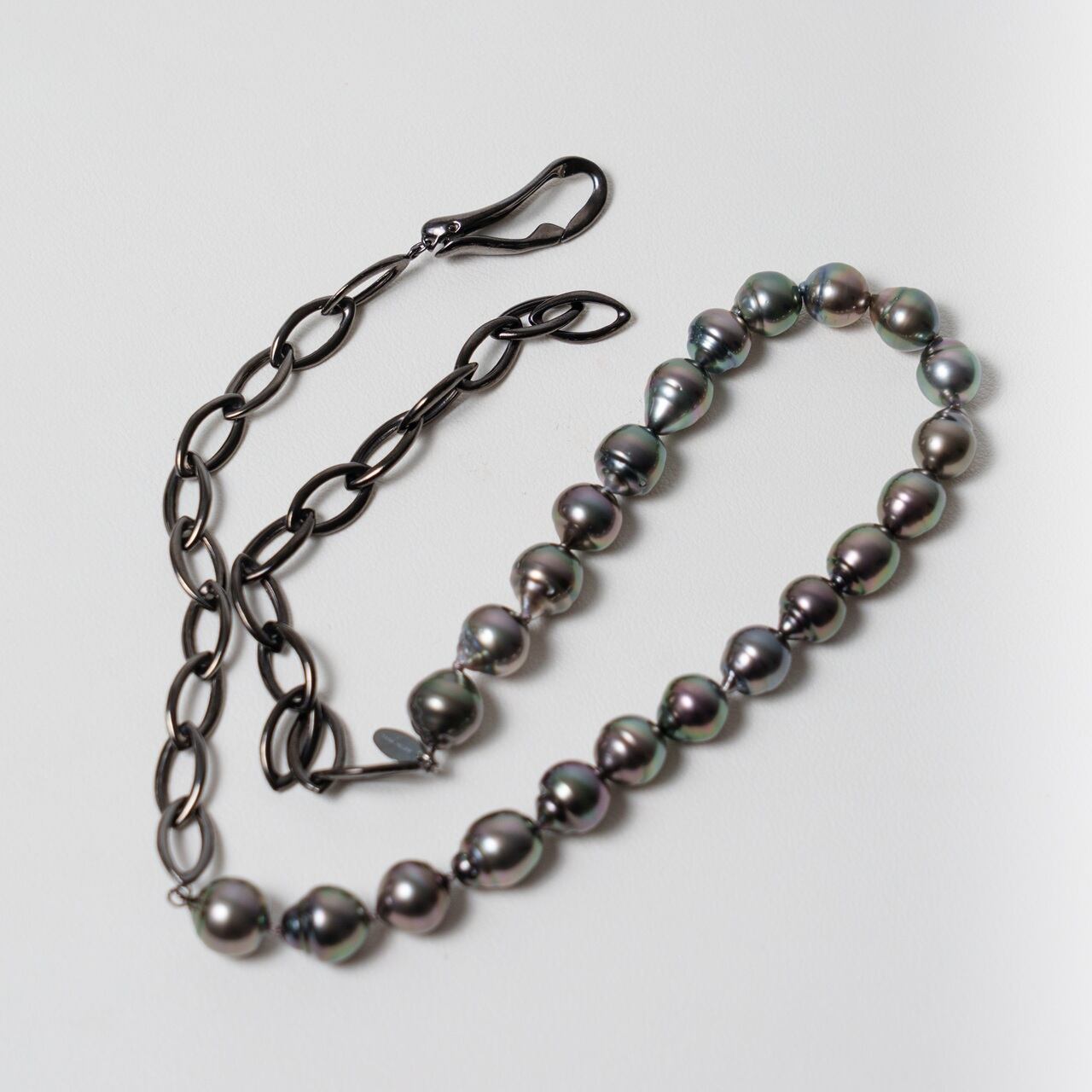 ネックレスパーツ 黒　おまけ付き！！ Black Keshi Pearl SV黒蝶ケシパールネックレス (NO.48498) – JEX宝石