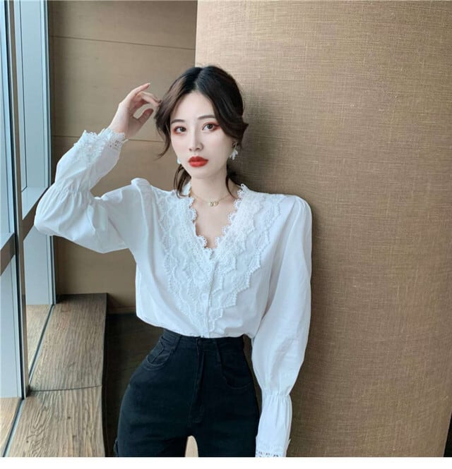 SHE Tokyo Paula 白ブラウス シートーキョー she tokyo paulaブラウス