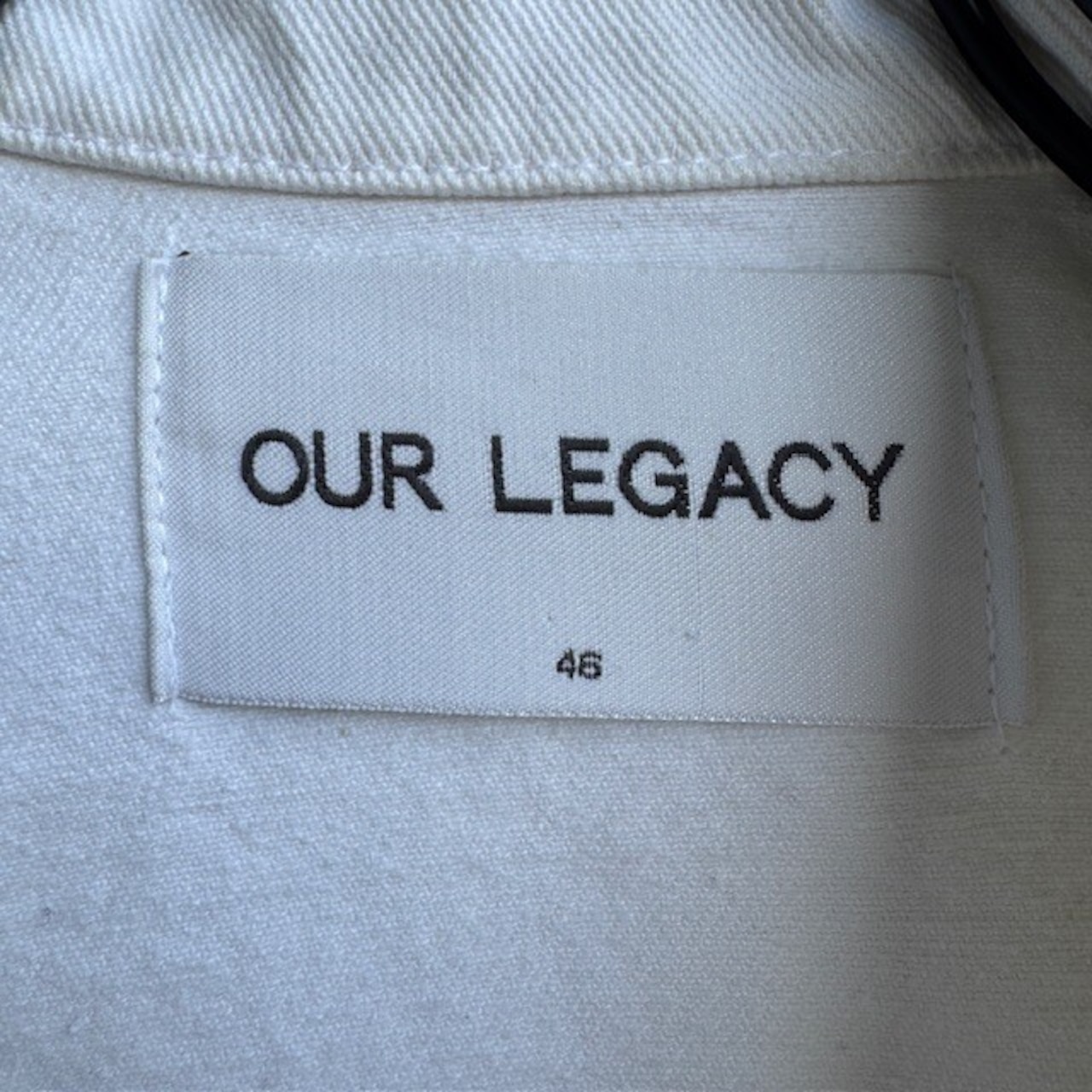 Our Legacy デニムジャケット ホワイト 画像8