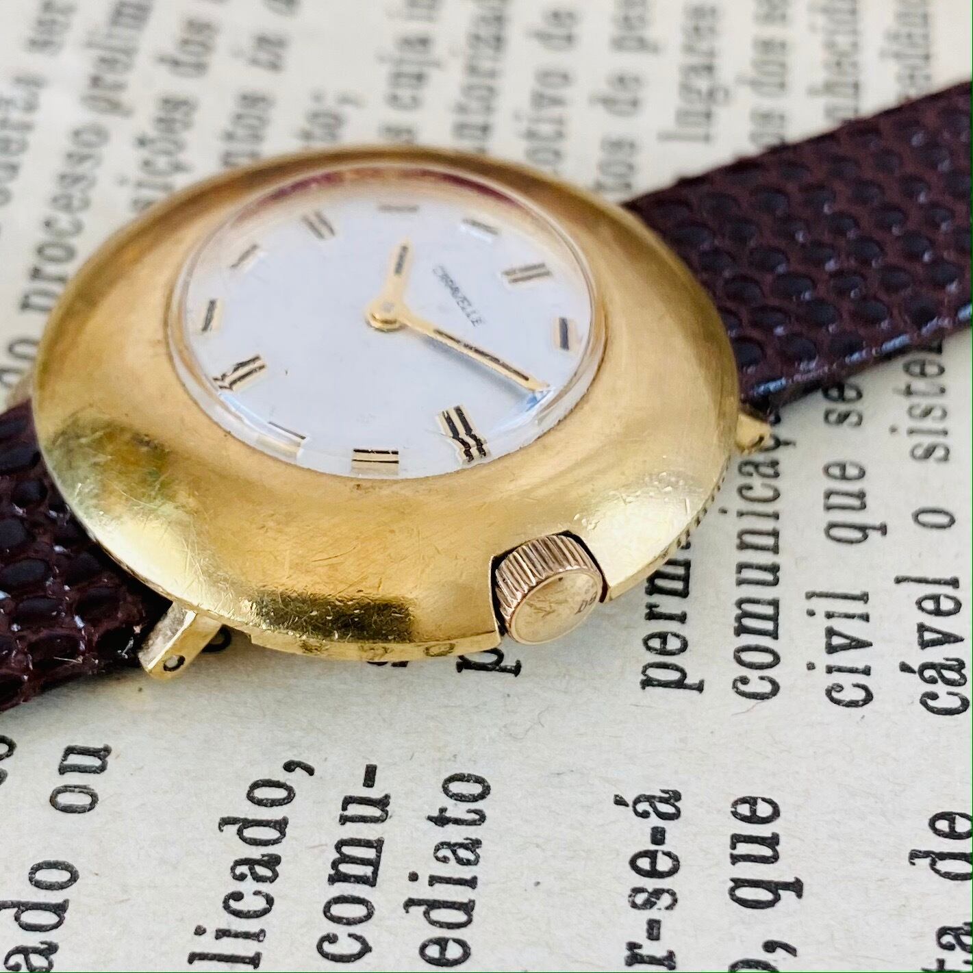 【高級腕時計キャラベル】Caravelle 1970年代 手巻き 17石 スイス メンズ レディース アンティーク ビンテージ アナログ 腕時計