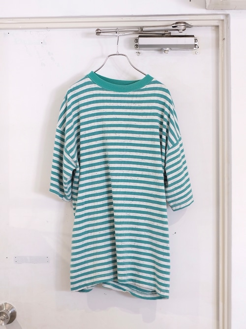 cotton border T-shirt