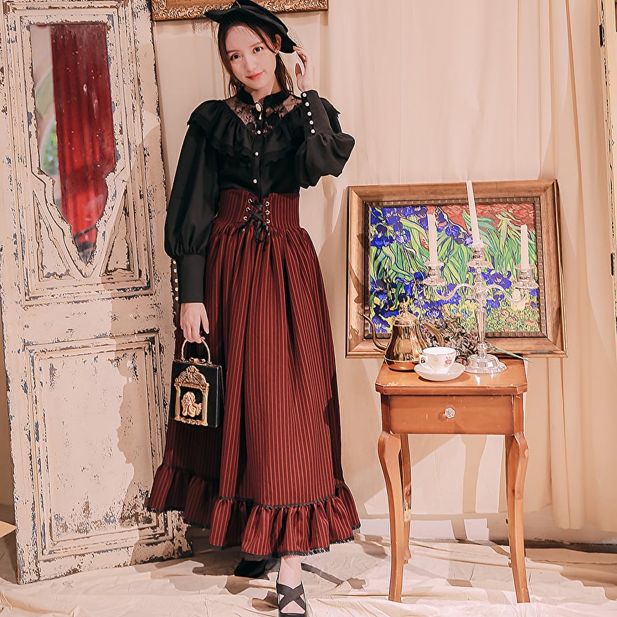 SEASONZ ロリータ クラシカルロリータ ハイウエスト ロングスカート