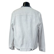【Maison Margiela】メゾンマルジェラ ホワイトGジャン ノーカラー 48号 Mサイズ相当
