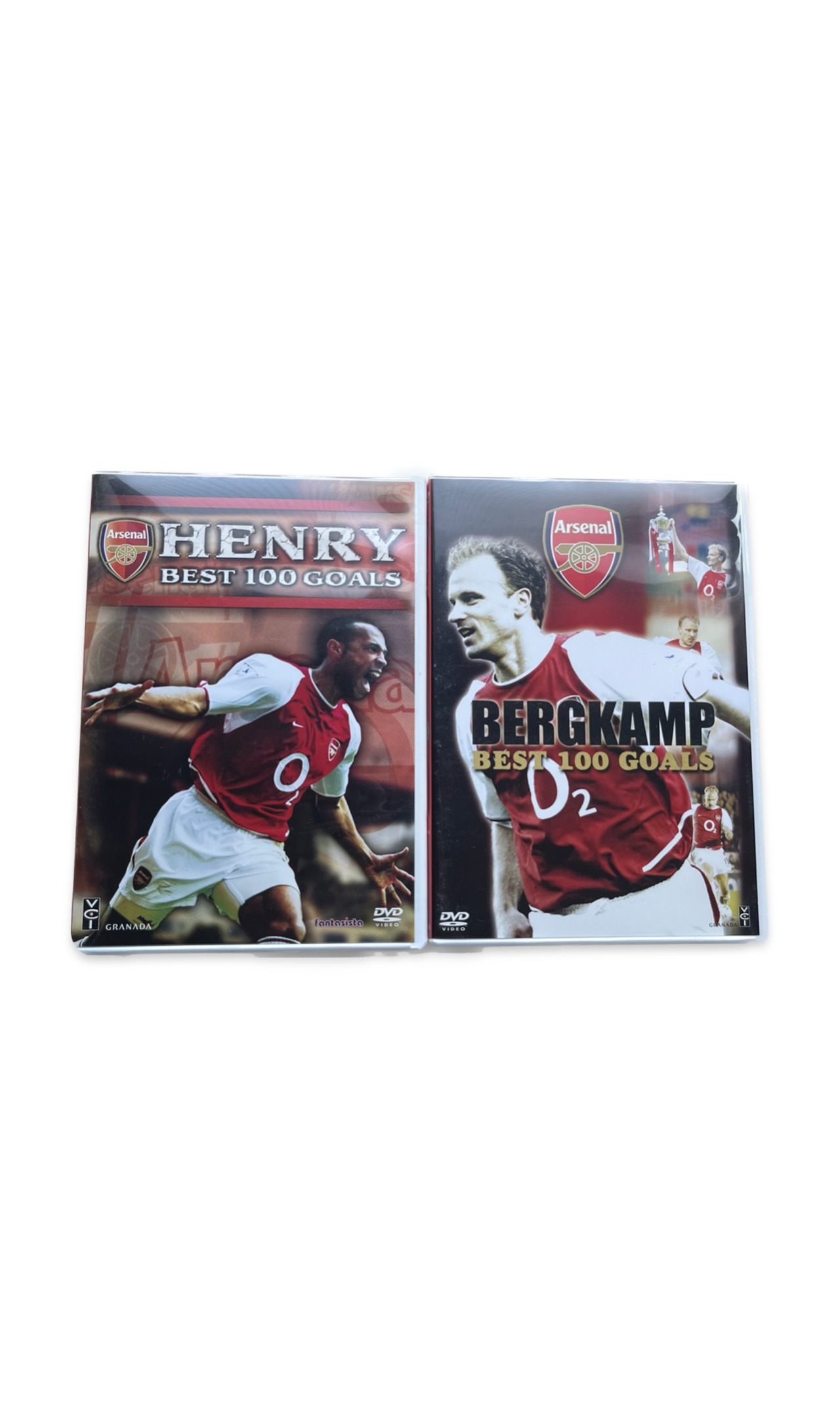 Arsenal CENTURIONS 100 Goal EACH FROM BERGKAMP & HENRY