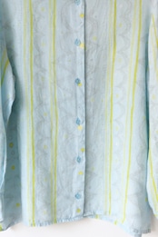 Marimekko "Prenikka" twinkle blue linen shirt