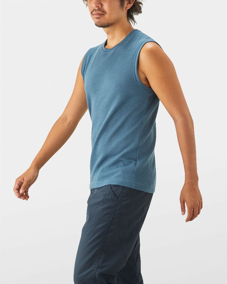 山と道 DF Mesh Sleeveless Merino