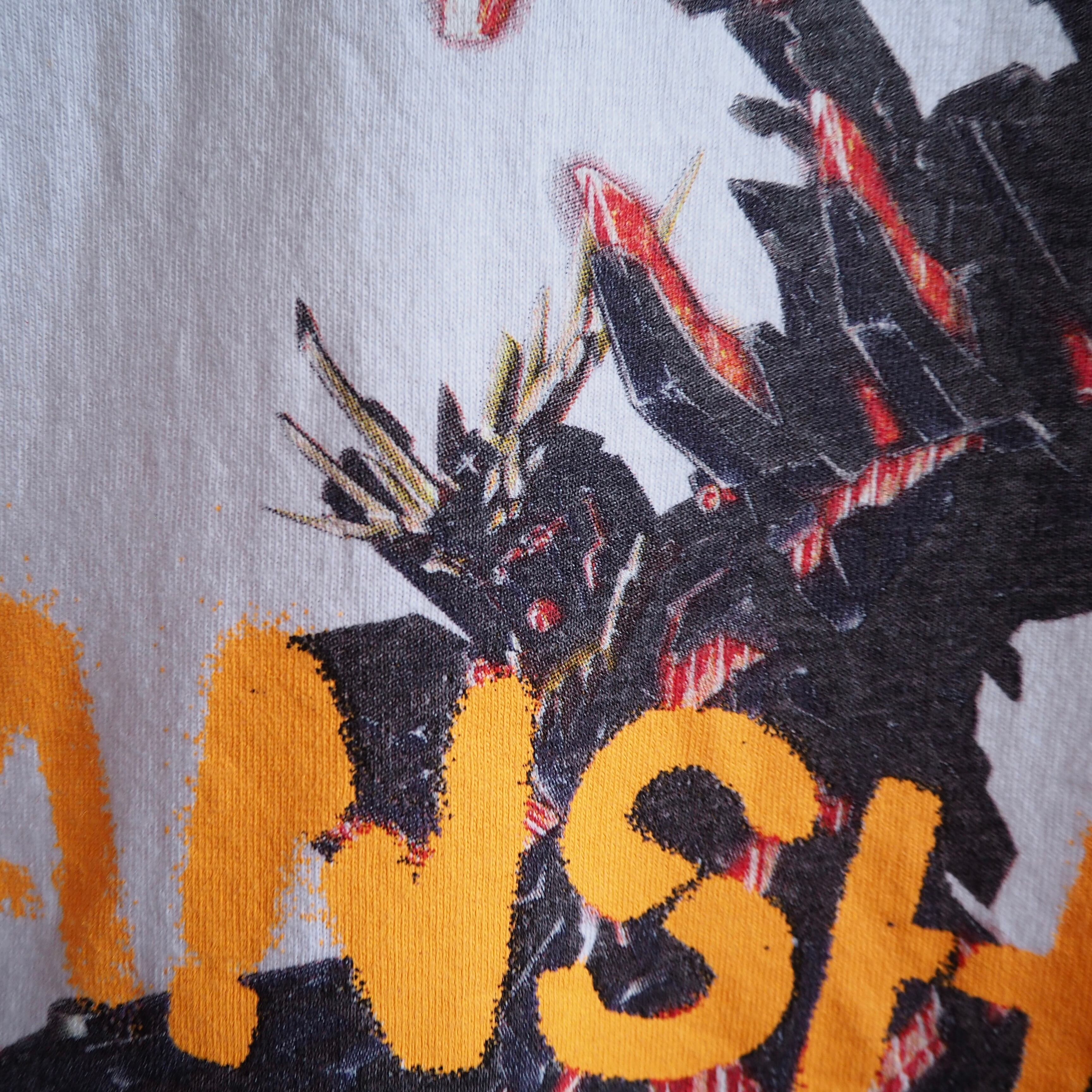 ” GUNDAM UNIVERSE ” ” BANSHEE NORN ” graphic printed loose Tee (made in Usa)