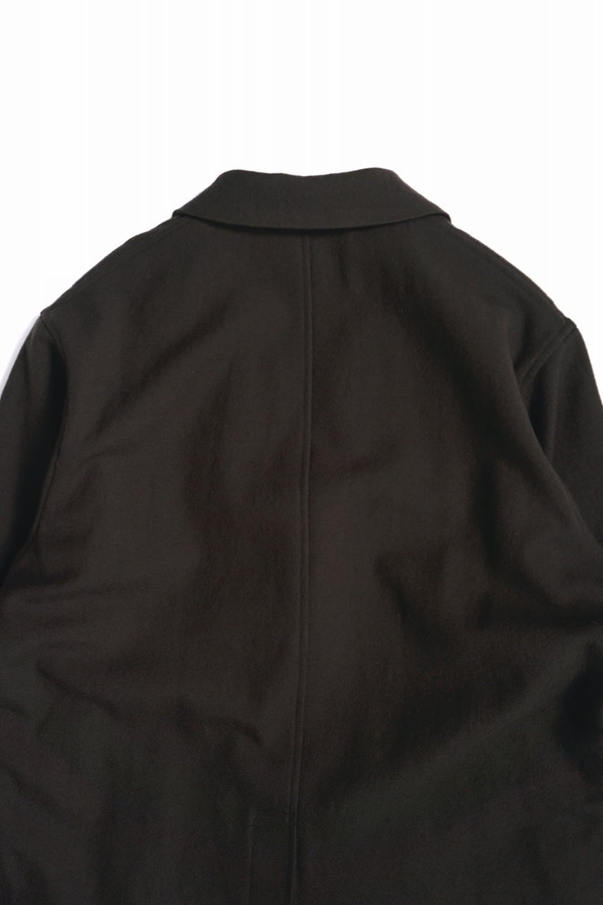 Virgin Wool Washed Twill Jacket