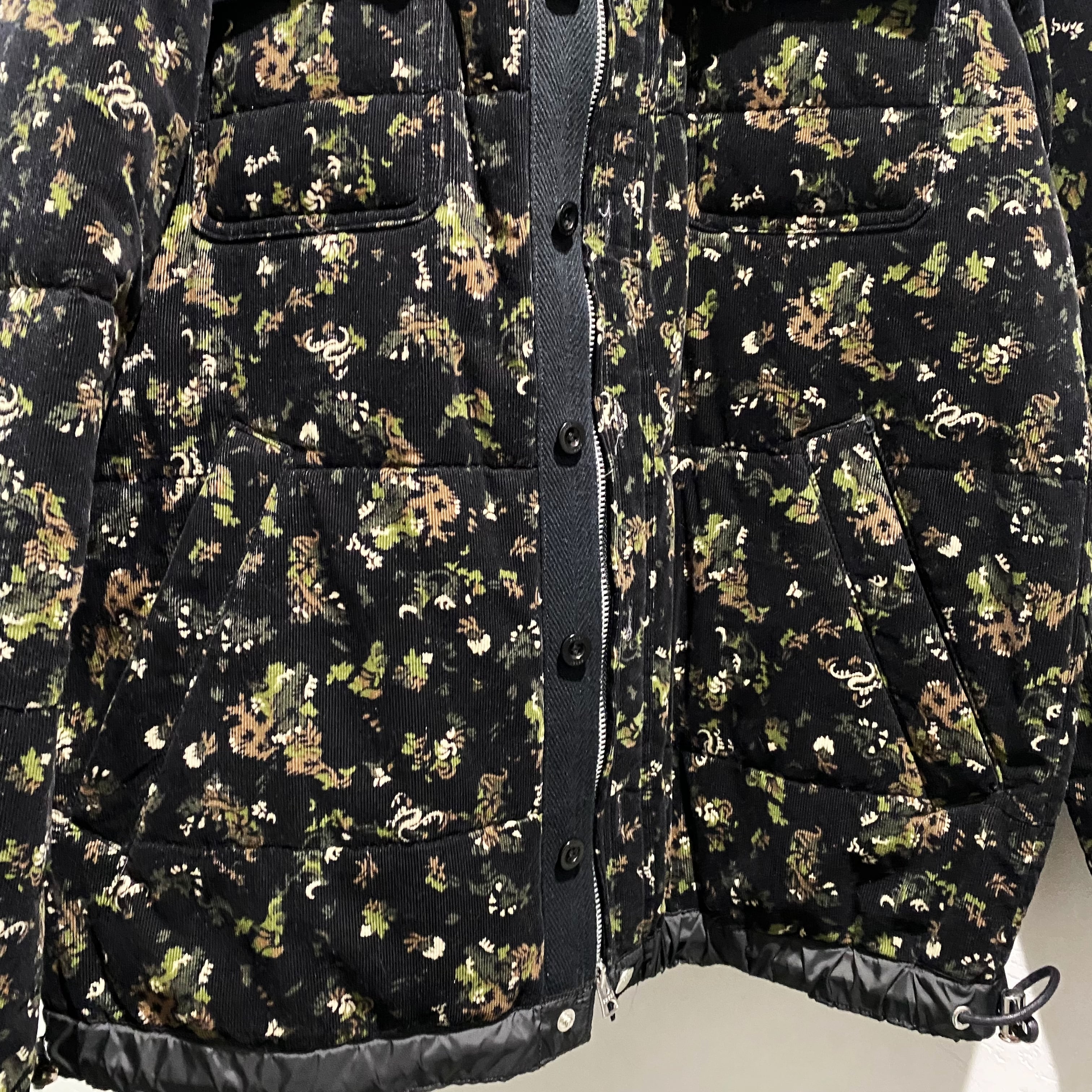 sacai サカイ 21AW リーフプリント コーデュロイジャケット 21-02601M 