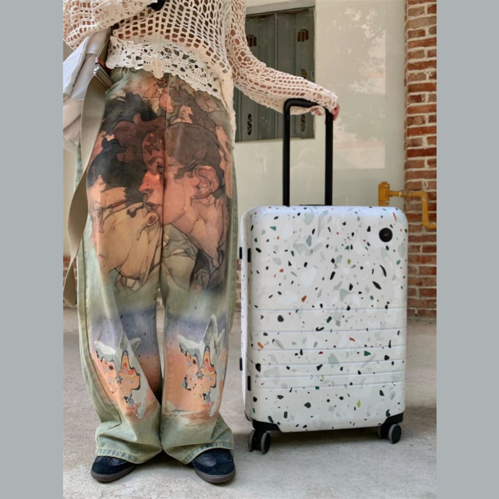モディファイ ワイドパンツ サイズ36 広まら 新品