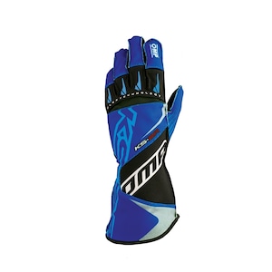 KB0-2749-A01#242 KS-2R GLOVES Navy blue/cyan MY2022