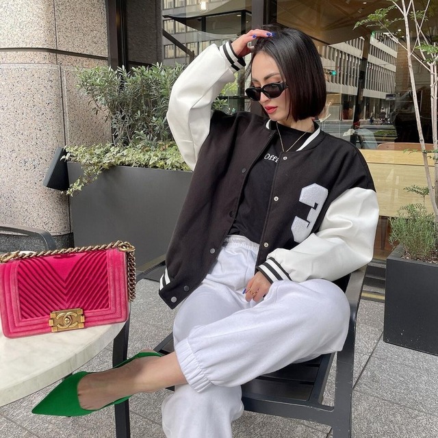 《_827erinaさん》《honooo117さん》《alohakkooo_39さん》着用：Monotone stadium jumper