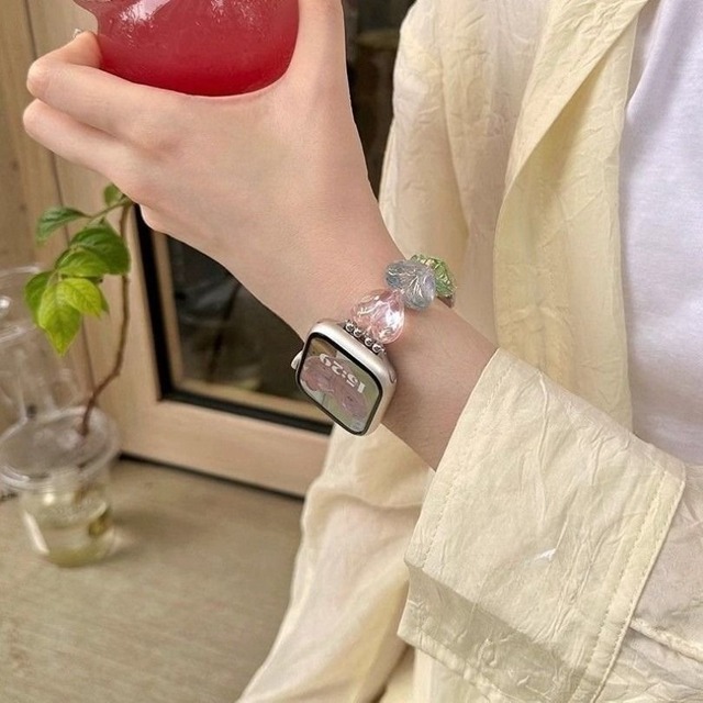 Apple watch bracelet band   /アップルウォッチ　クリスタルハード　y2k ステンレスベルトバンド　春夏　オシャレアップルウォッチバンド　y2k おしゃれ　かわいい　メンズ　ユニセックス　LL26062301