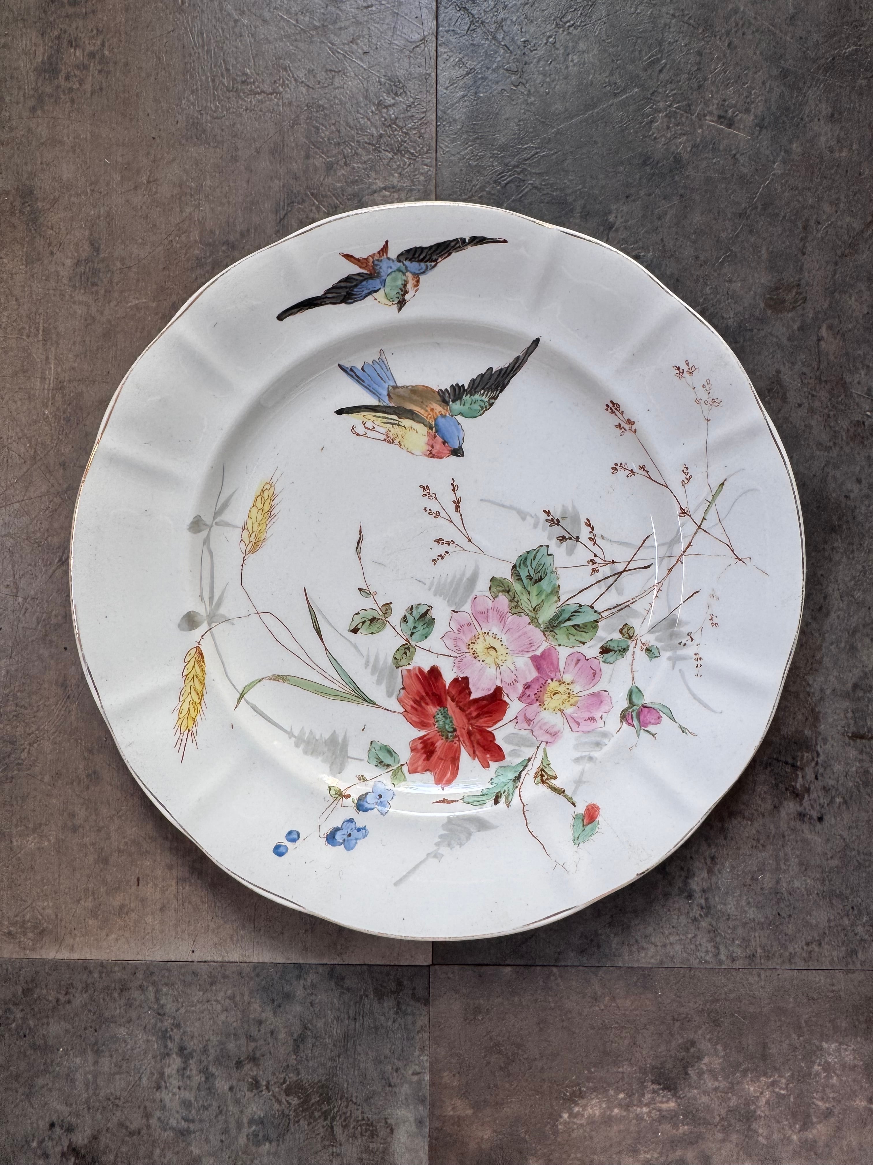 ロンウィ 小鳥のデザートプレート