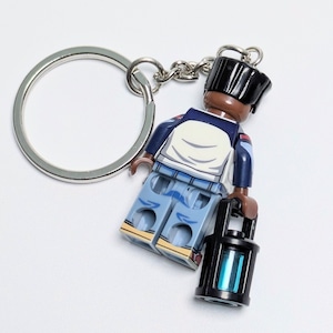 ★ブロックフィギュアキーホルダー★【 Stranger Things / ストレンジャーシングス 】 エリカ・シンクレア 〚アメリカン雑貨 アメトイ〛