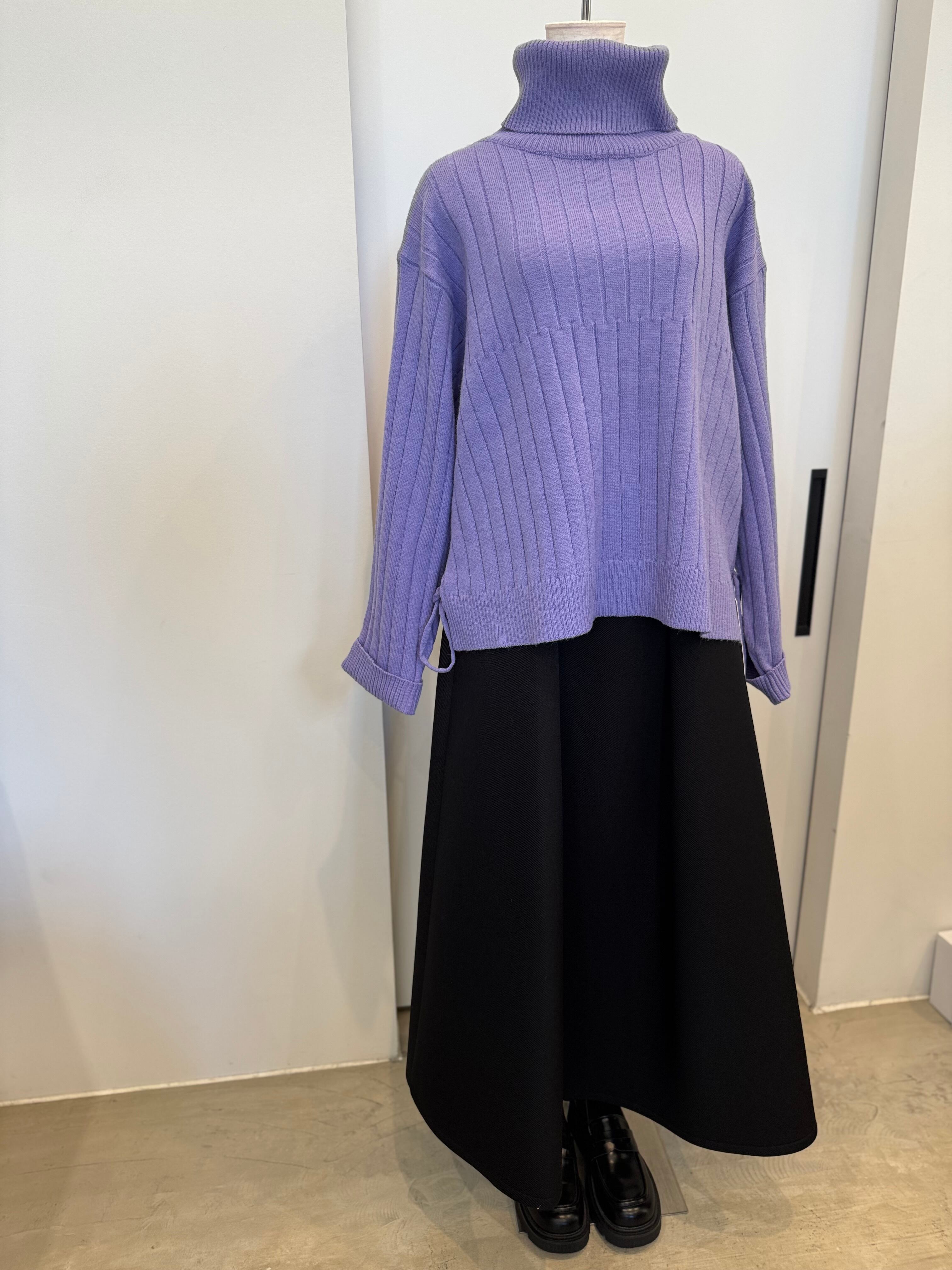 【DONA MARIE】オフタートルワイドリブニット 861027