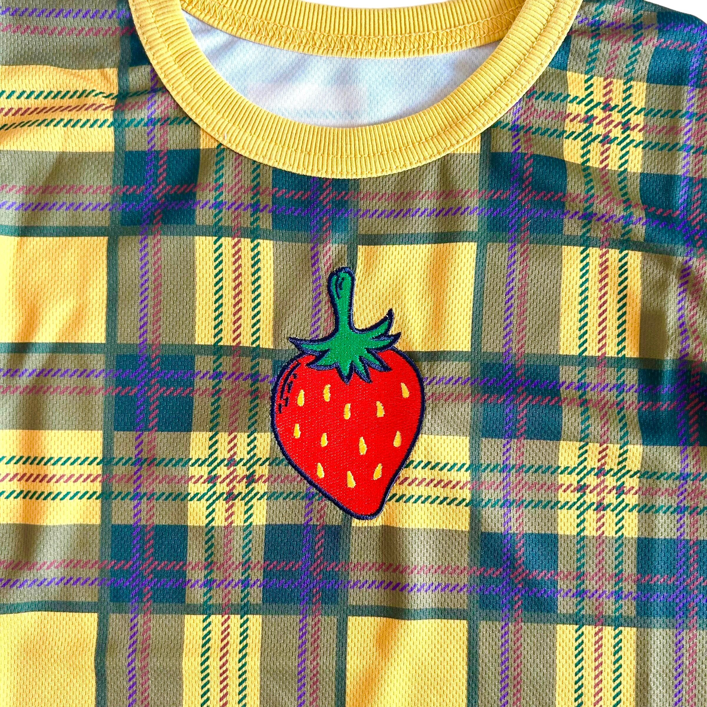 チェックミニTシャツ YELLOW | HEIHEI