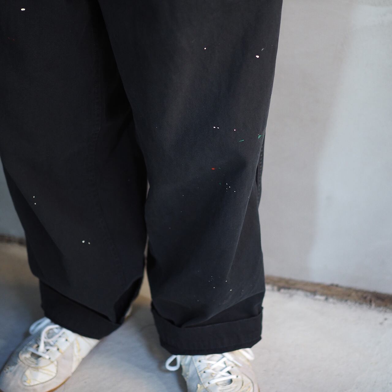 YOKO SAKAMOTO WORK TROUSERS FADE BLACK | PAY ID