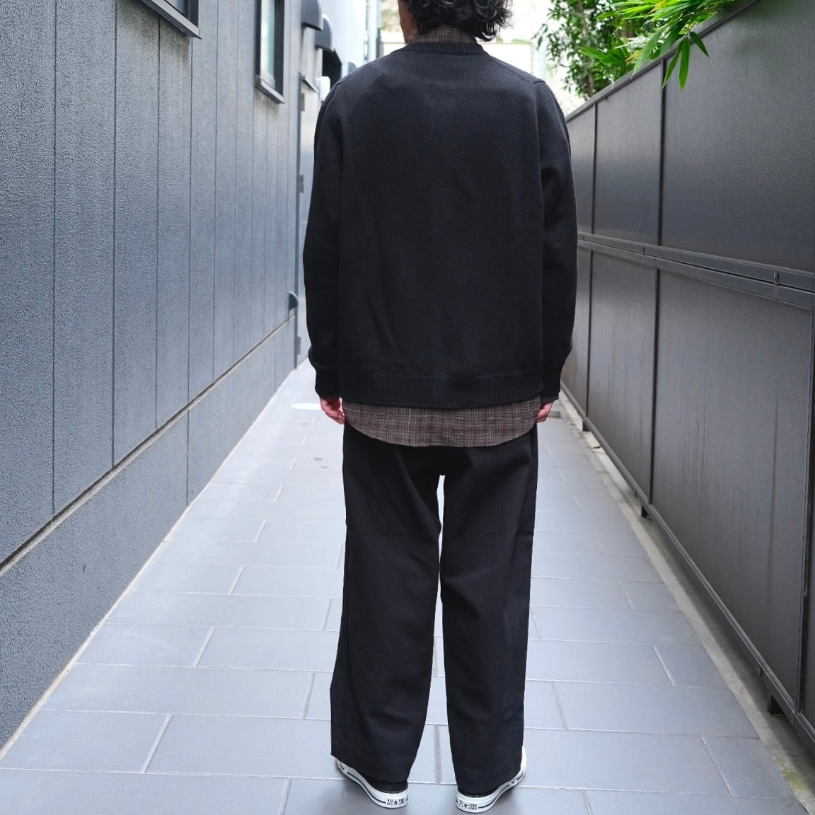 EVAN KINORI(エヴァン キノリ) / Crewneck Cardigan Cashmere Lambs