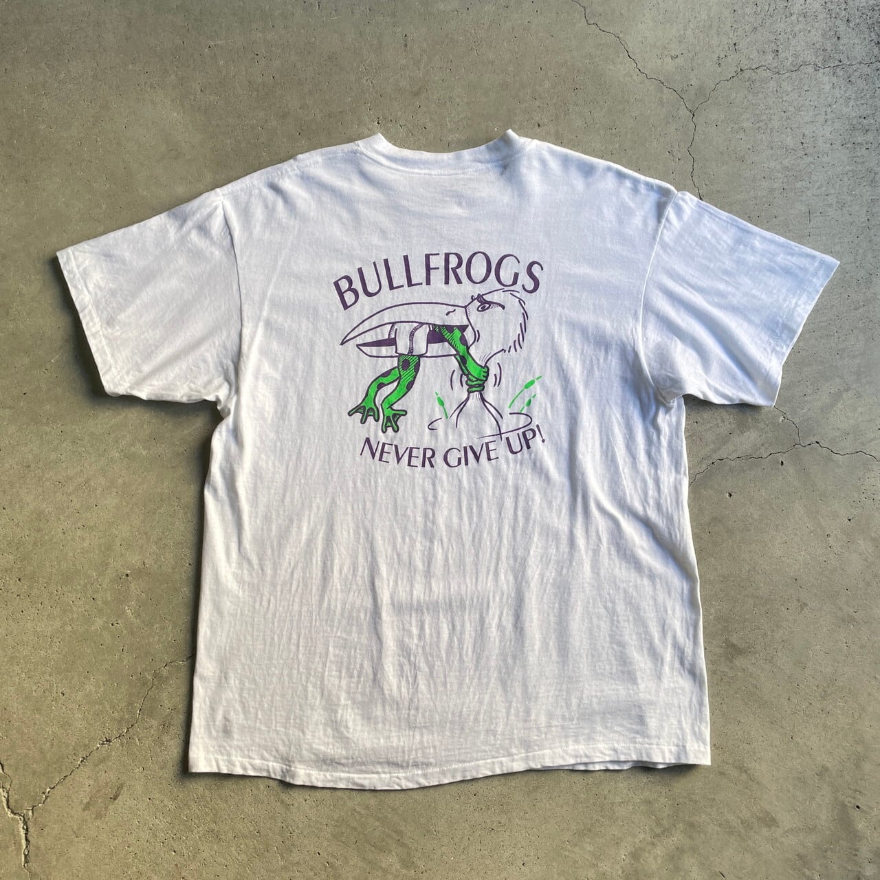 90年代 USA製 CROSS COUNTRY アート アニマル プリントTシャツ メンズ