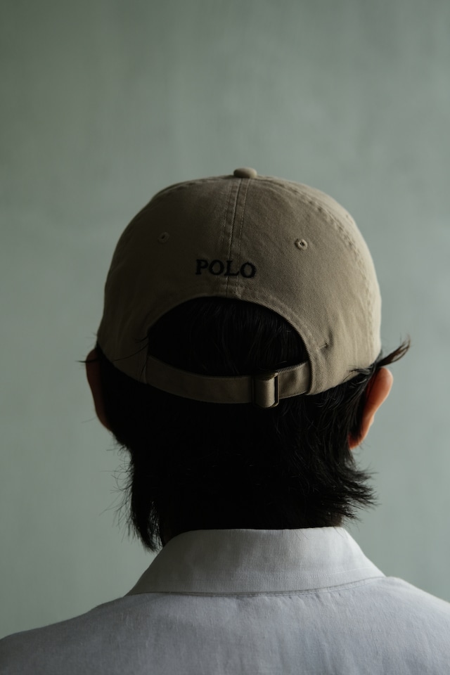 Utah/90's "Polo by Ralph Lauren" logo cap/beige
