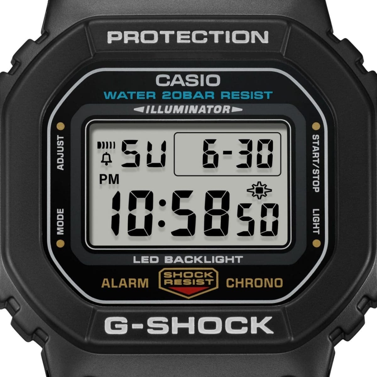 国内正規品 CASIO G-SHOCK カシオ Gショック デジタル スクエア 20気圧