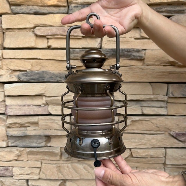 VERMONT LANTERNS ＜バーモントランタン＞ 】LED Antique Brass Mini