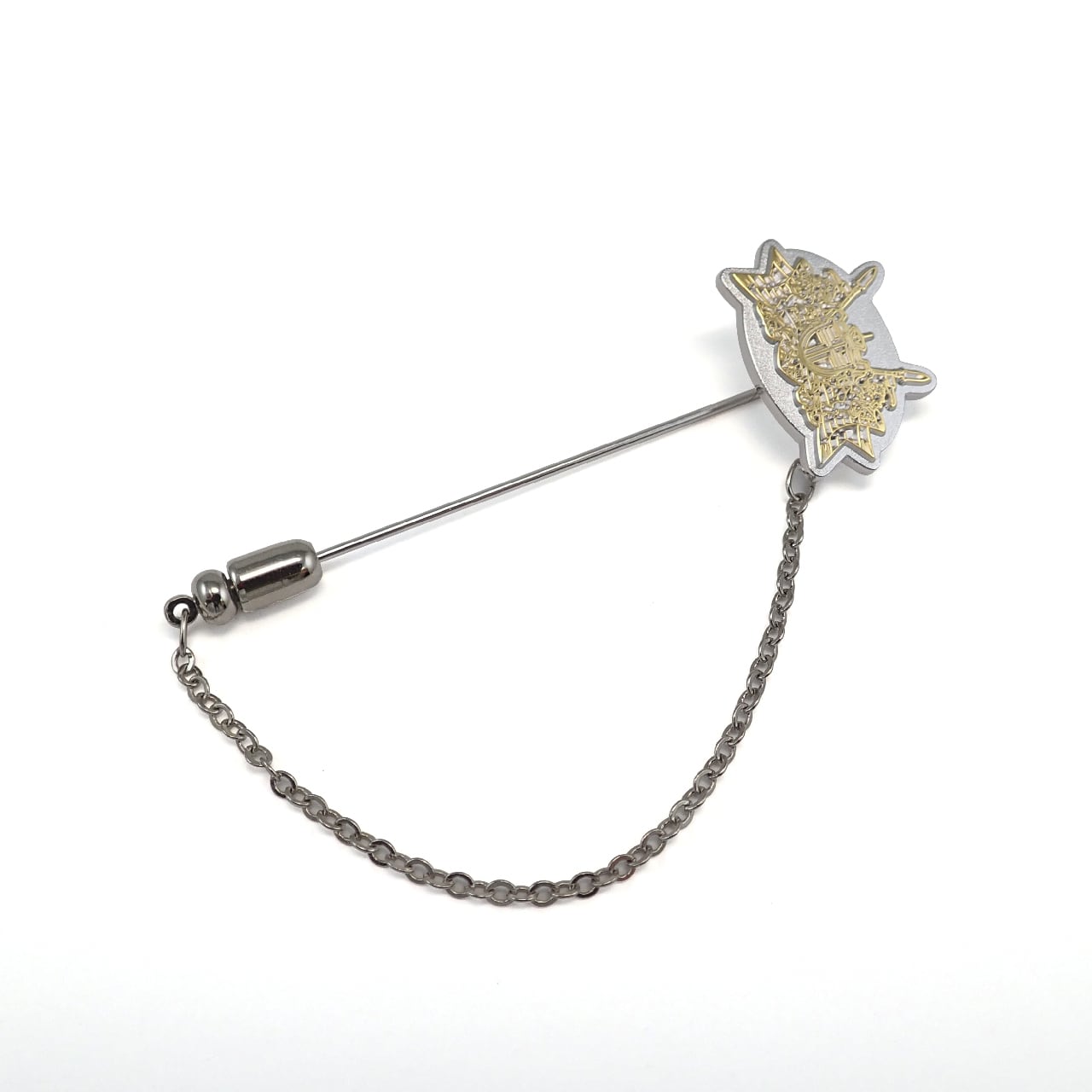 アンティーク鉄製 装飾紋章 入り146g スウェーデンでみつけた地方の紋章2 クロスした剣 - presse 北欧