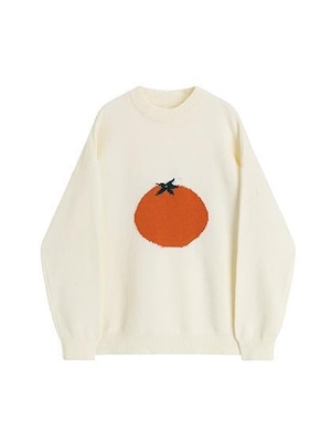 Fruit round neck knit（フルーツラウンドネックニット）c-206